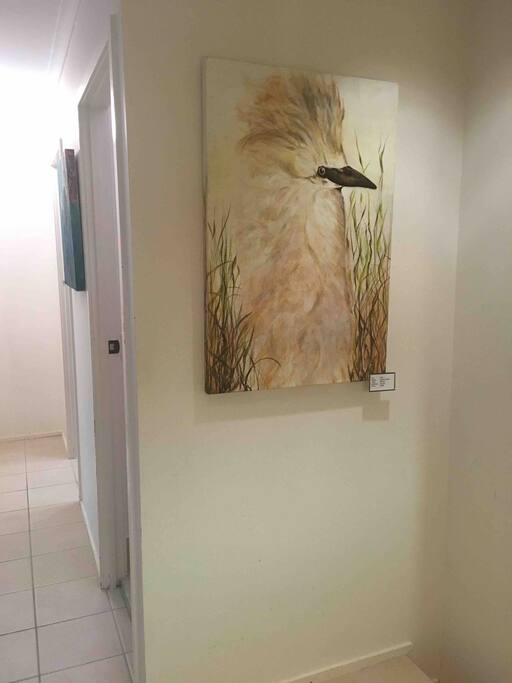 Entry with local Sunshine Coast artist Janine Smith work “Bittern”