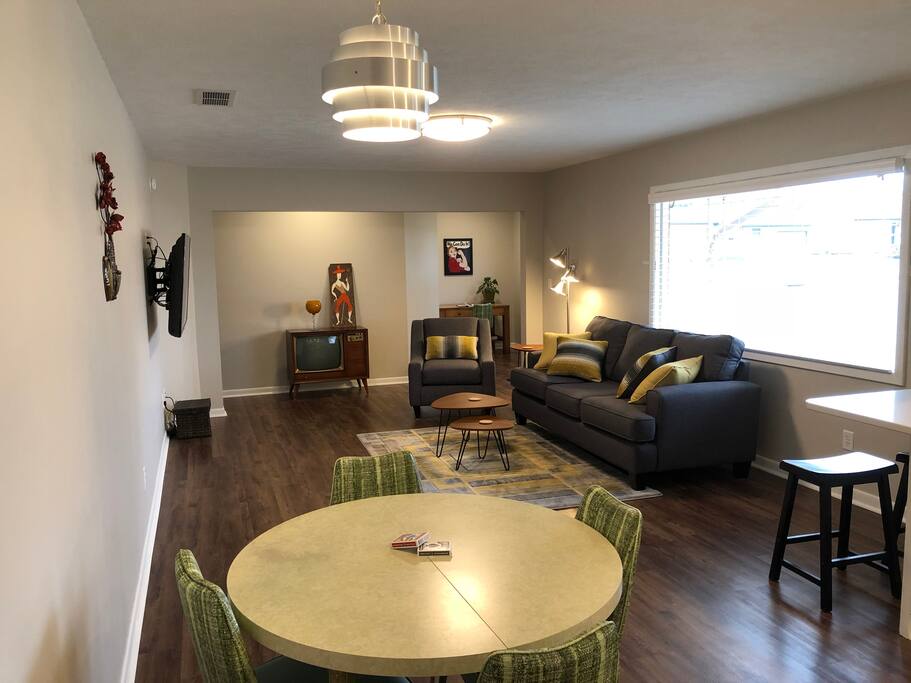 Living room, view from kitchen