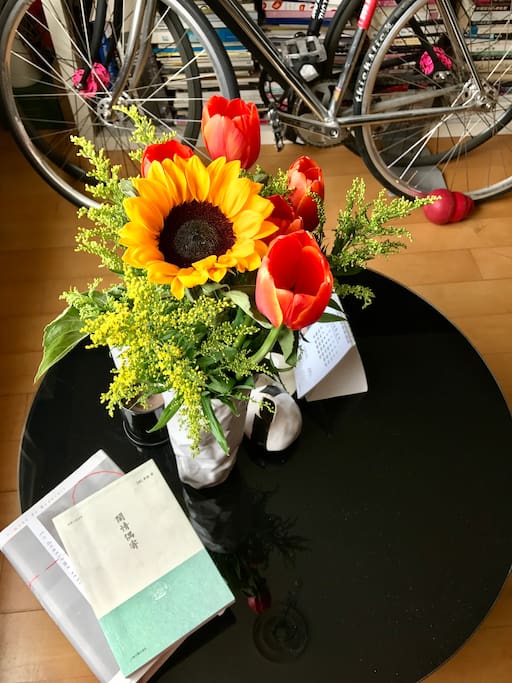 I love books and plants