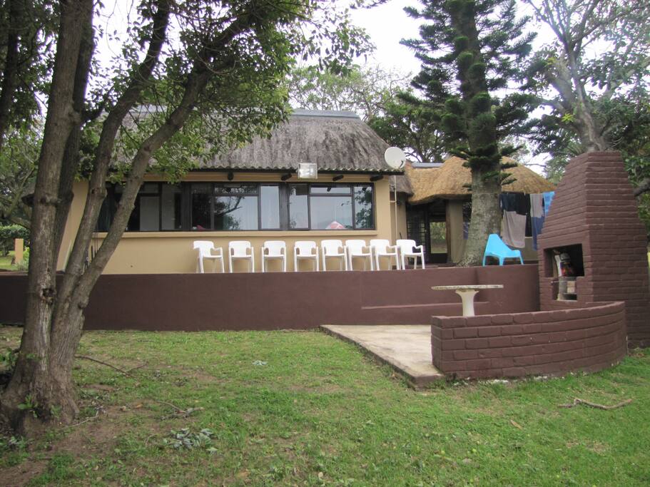 Private braai area for the house
