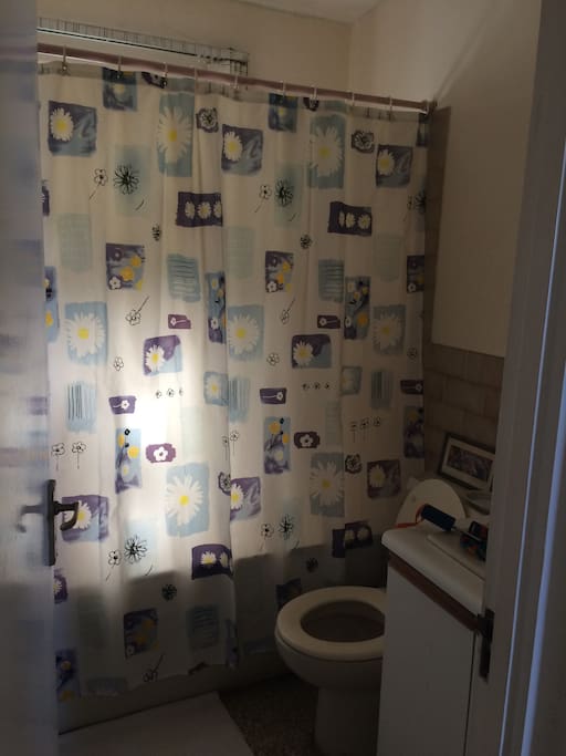 This will be Your Bathroom. Hot water available.