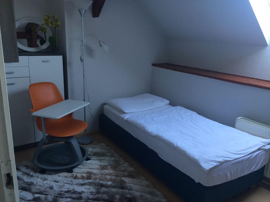 Room 1 with one single bed