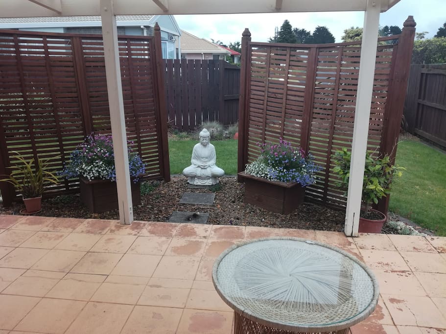 Front of house outside area