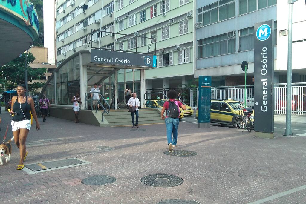 O Metro a 200 m