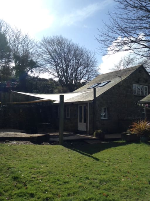 The Barn from garden
