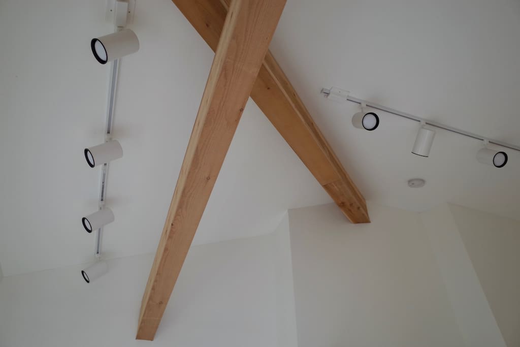 High Ceilings with beams