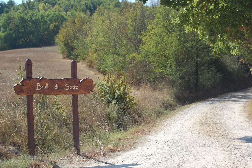 Strada di accesso alla casa