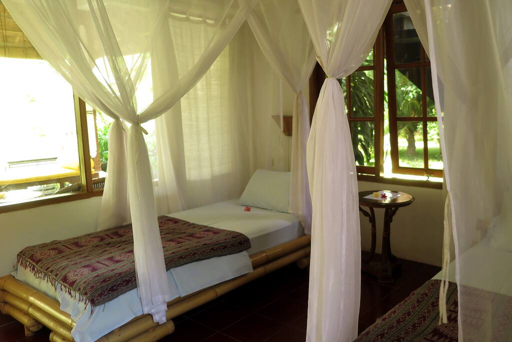 room ground floor east, two single beds