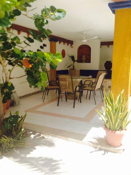 Terraza trasera
