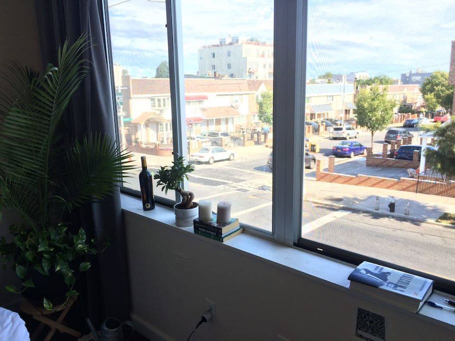 Pretty bedroom view