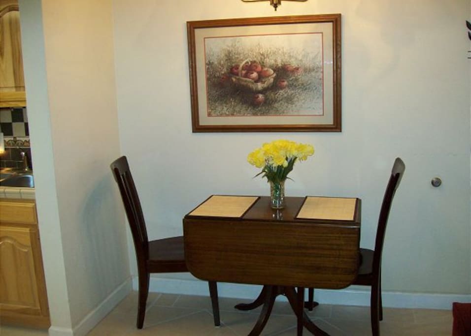 Dining area