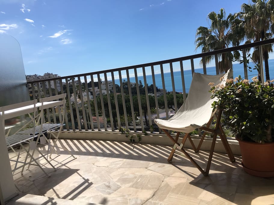 terrasse pleine vue mer