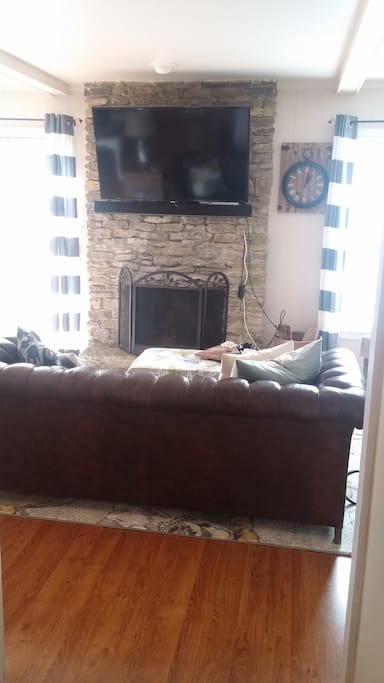 Upstairs family room.