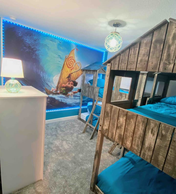 Moana客房-两套双层床/可睡4人