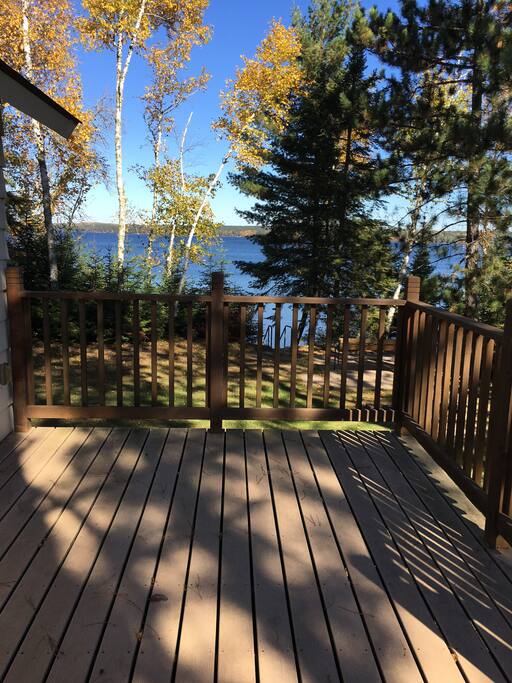 View from deck