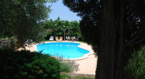Farmhouse with three apartments and swimming pool.