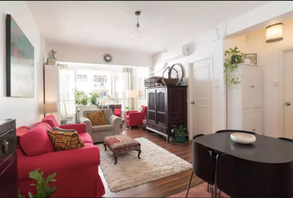 Shared living room space