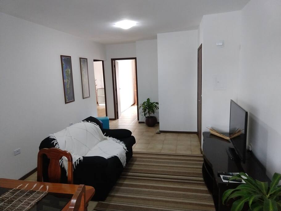 Sala e acesso aos quartos