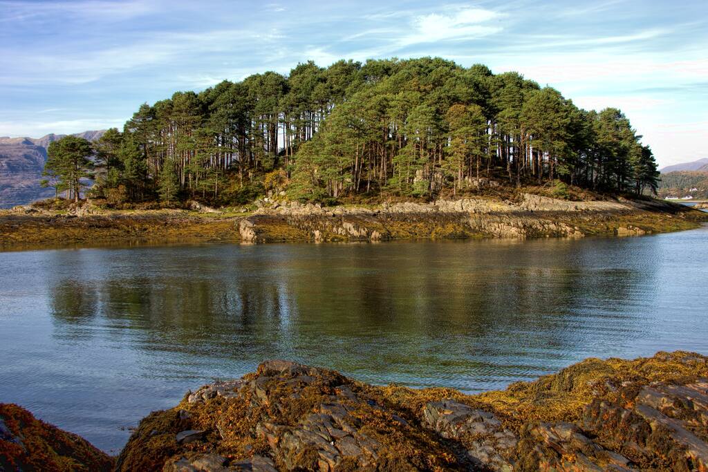 View over to the island