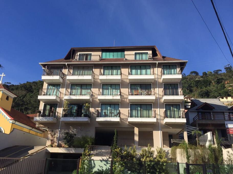Fachada do Condomínio Spazio Itaipava