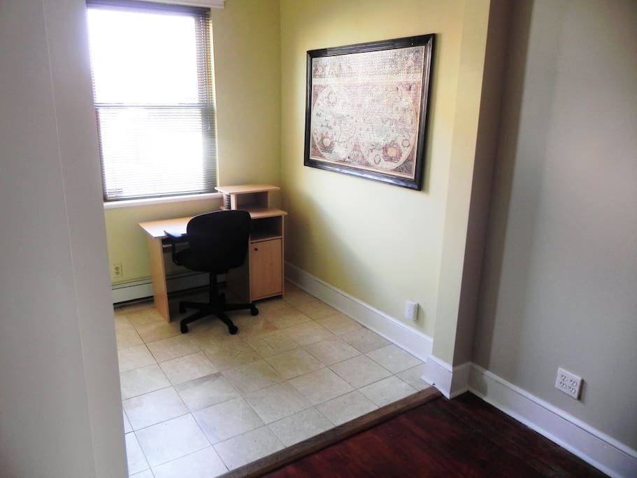 Foyer with a study.