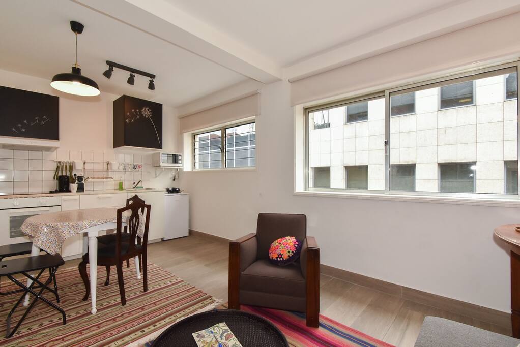 Sala e cozinha