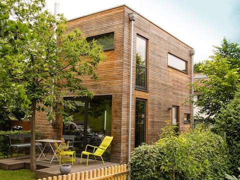 small modern guesthouse