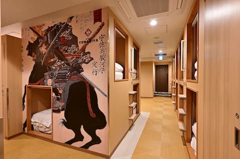 5F5【Women only】5 min to Ueno sta./ capsule hotel