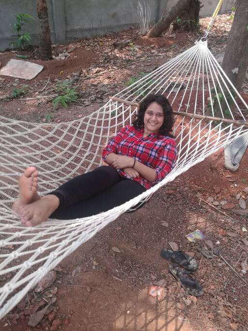 Hammocks in Garden Area