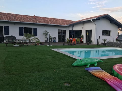 Family home with pool