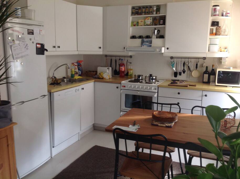 Kitchen and table ...