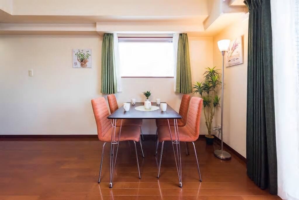 Dining table for 4 people.