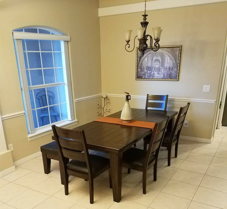 Main/large dining table/area