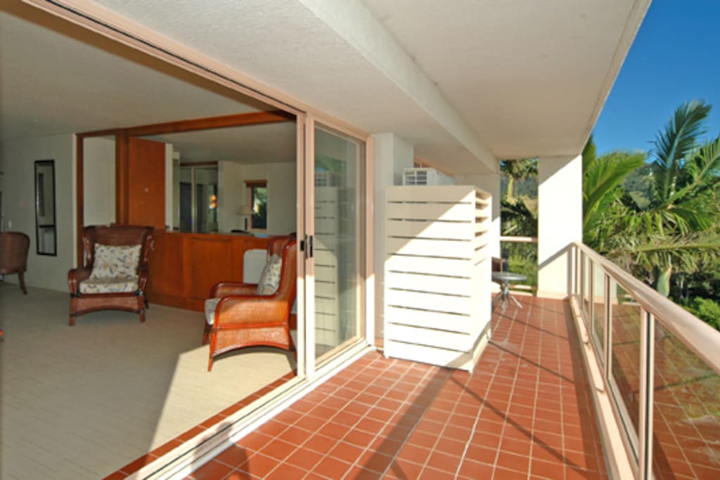 Spacious verandah