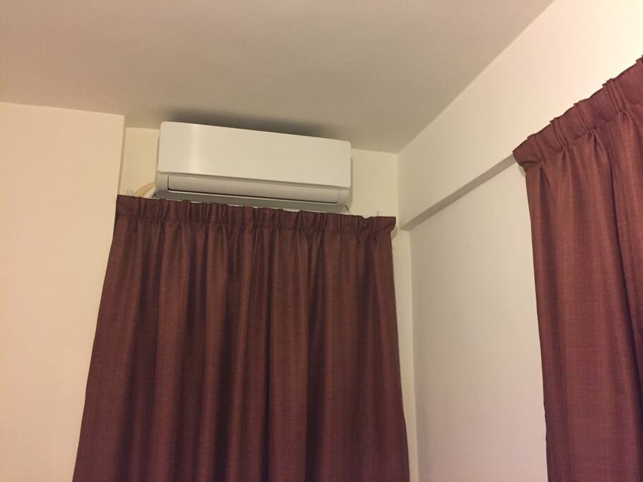 Bedroom 1 double bed with cool aircond