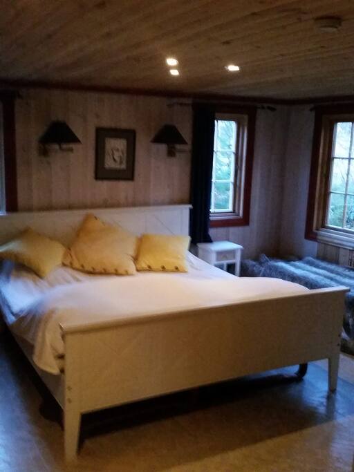 Main bedroom first or main floor. with floor heating cabel and own small restroom .beside.