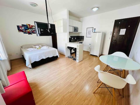 Loft next to the boulevard with parking space