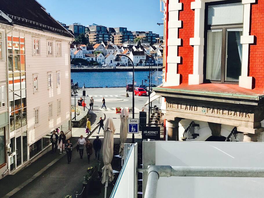 View from the balcony