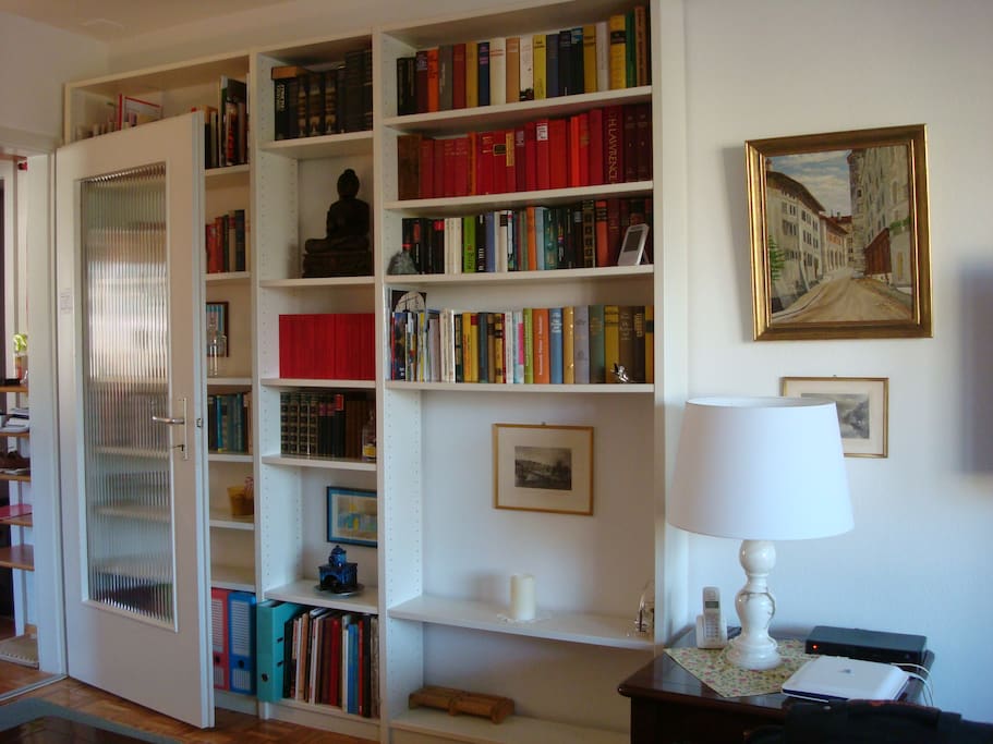 Bookshelf living room