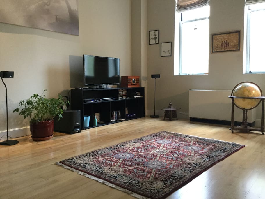 Open plan living room