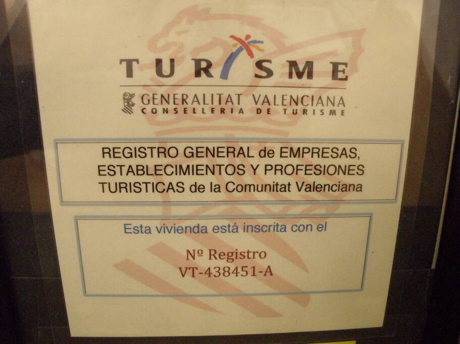 registrado en turismo