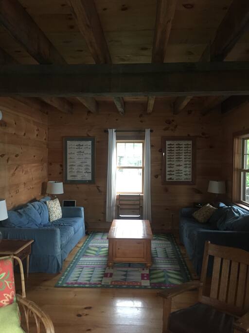 One side of large living room.