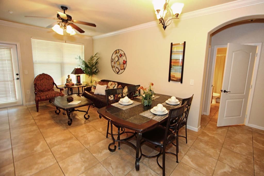 Open Living and Dining Areas - View #2