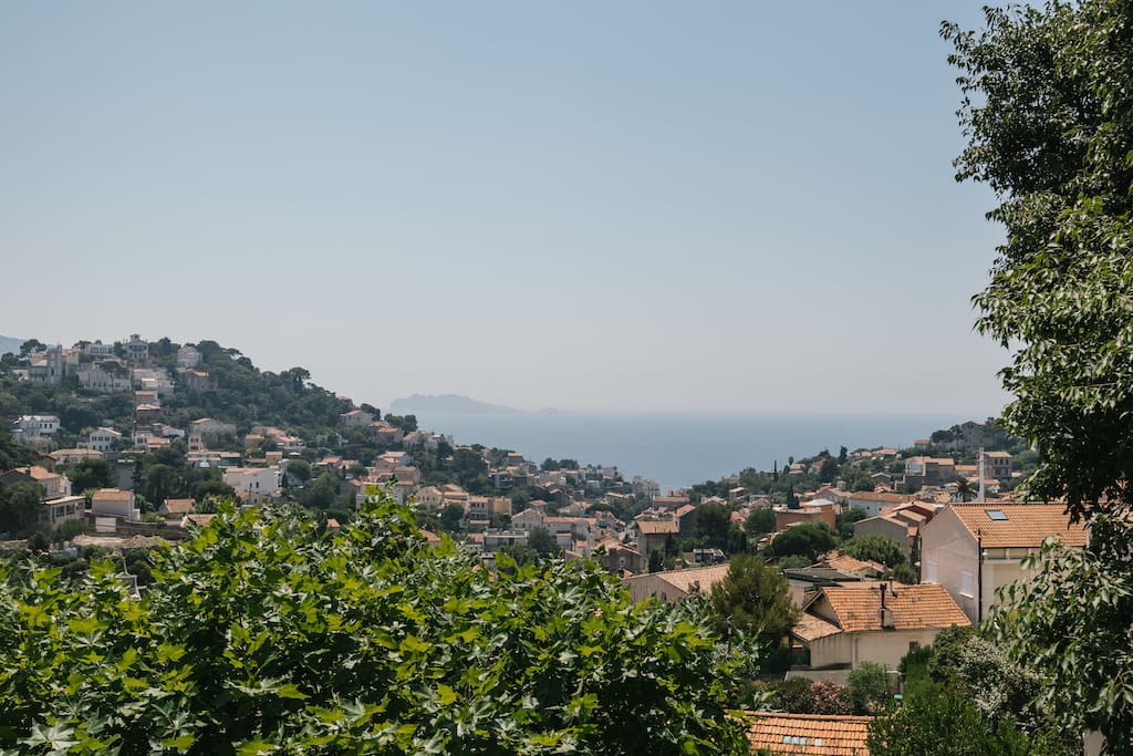 vue du balcon