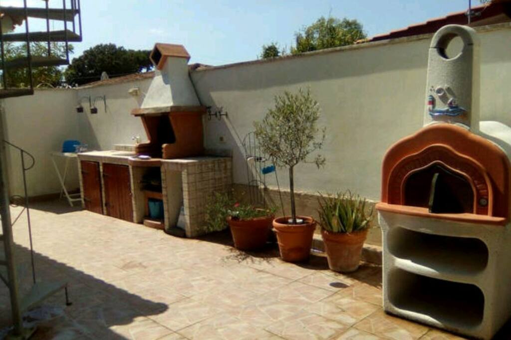 barbecue e forno a legna
