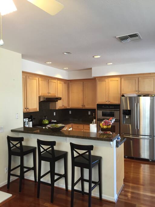 Newly remodeled kitchen