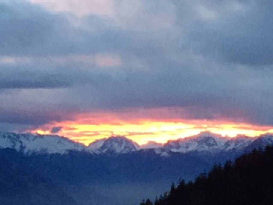 Aussicht vom Balkon