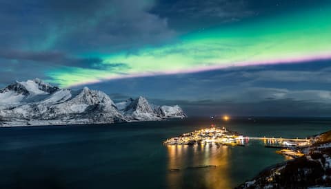 Renovated house at the shore line