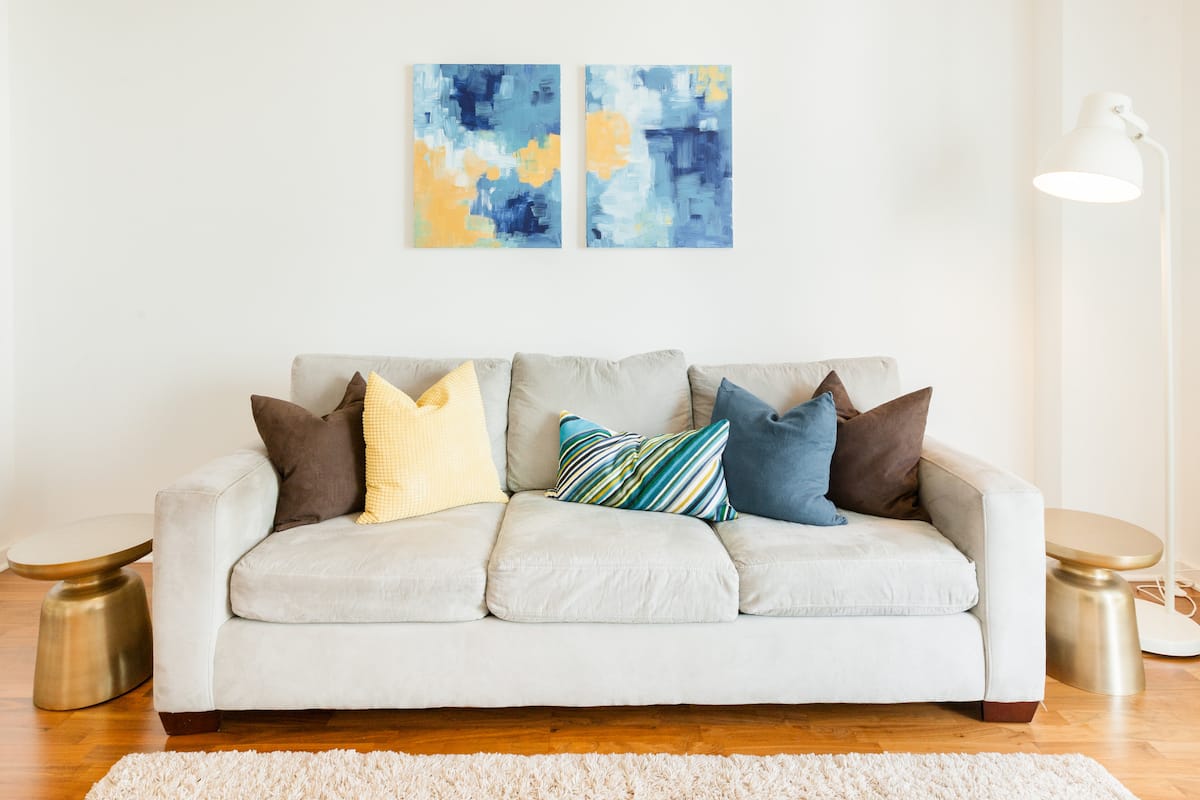 Cozy up at a Stylish South Beach High-rise Peppered with Art