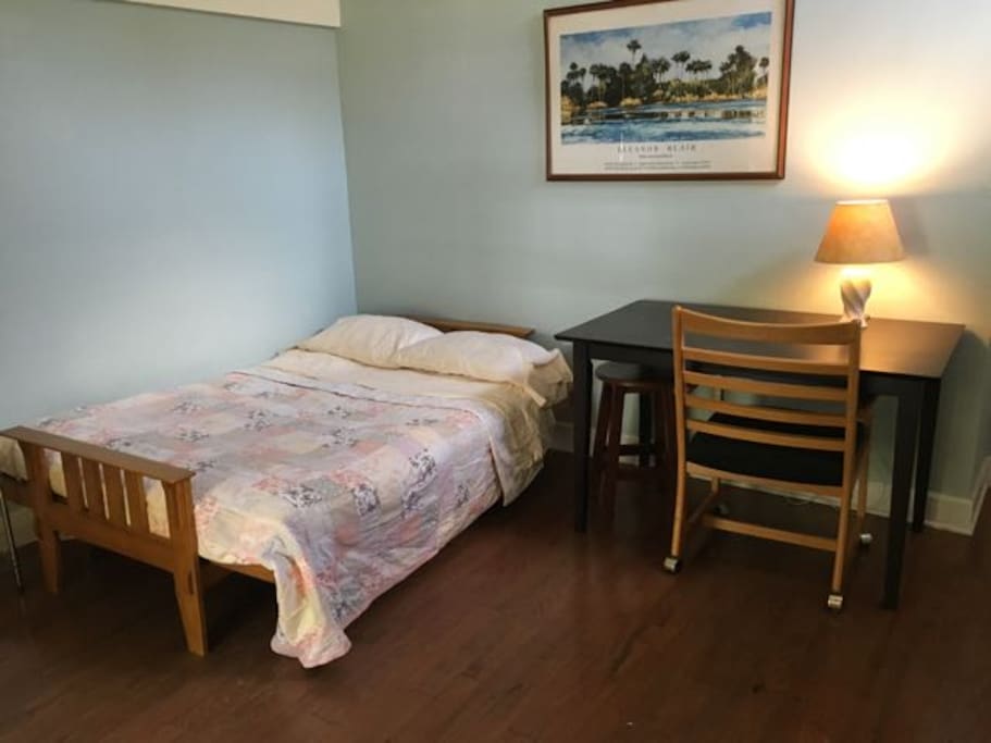 Double Futon and desk